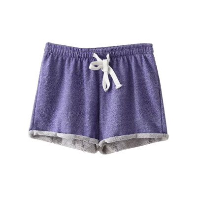 

Summer Women Modal Cotton Shorts Casual Fashion Candy Color Elastic Waist Female Shorts