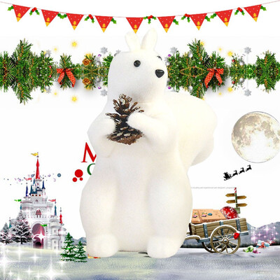 

Tailored Little Squirrel Gift Decoration Cute Bubble White Squirrel Doll Christmas Props