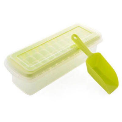 

DIY 33 Ice Grides Set Combination Type PP Ice Making Mold Tray Box with Lid Free Ice Shovel2 Pcslot