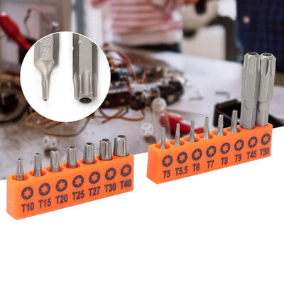 

Greensen 16PCS Alloy Steel Hex Star Screwdriver Bit Set for Maintenance Assembling