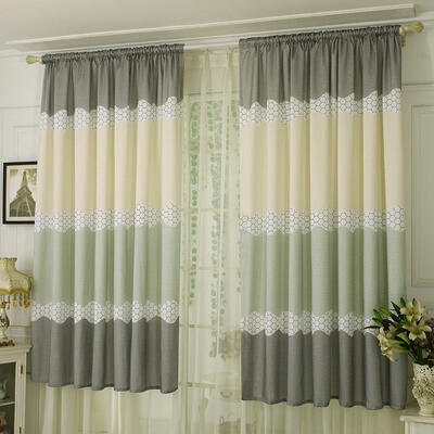 

Wide Strip Half Shading Curtain Bedroom Living Room Semi Blackout Purdah