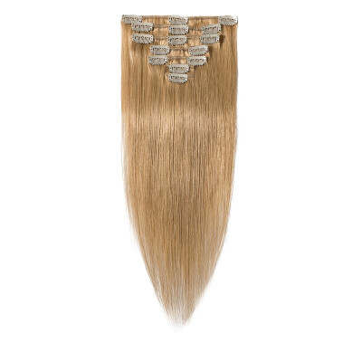 

15-22 Inches Clip in Human Hair Extensions 100 Silky Straight Human Remy Hair 7Pcs 15clips