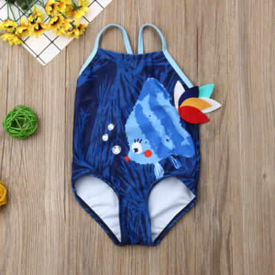 

Newborn Kids Baby Girls Fish Floral Bikini Swimwear Swimsuit Bathing Suit Beach