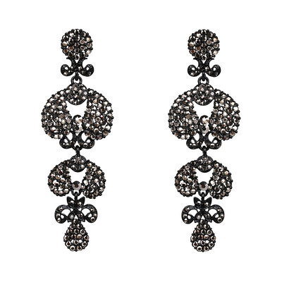 

JURAN High Quality Black Vintage Bohemia Statement Long Dangle Drop Earrings for Women Party Jewelry Factory Wholesale D1109-1