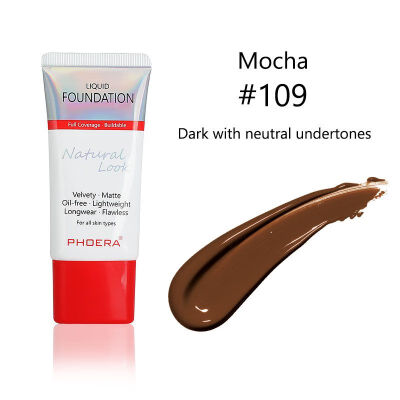 

New Arrival Foundation Mineral Touch Oil Control Skin-Friendly Liquid Foundation Makeup Full Coverage 24 Hour Long Lasting Cream