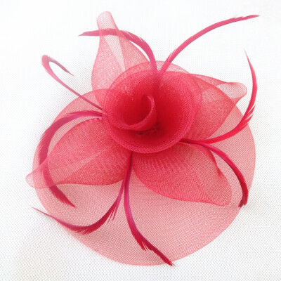 

Elegant Lady Women Fascinator Hat Clips Hairpins Hair Accessories Church Wedding Hair Decoration Accessories