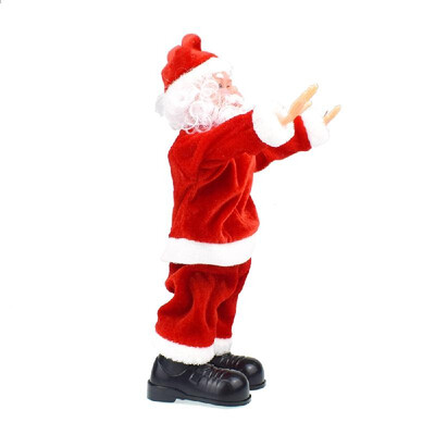

Santa Claus Climbing rope Christmas Ornament Battery Operated Singing Dancing Walking Climbing Doll Toys Gifts Decorations