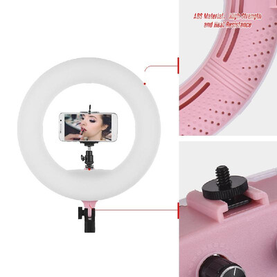 

LED Ring Light 192 Pieces LEDs Anchor Live Light 3200K to 5500K Color Temperature 38W Power Ring Video Lamp for Makeup Camera Phon