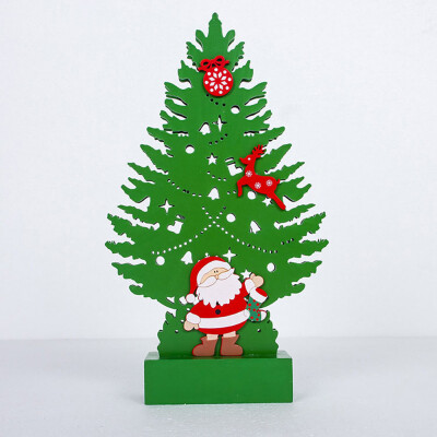 

Holiday Cartoon Santa Claus Ornament Christmas Tree Light Creative Home Decors