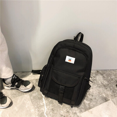 

Schoolbag female Korean Harajuku ulzzang multilayer backpack high school student schoolbag tide 14 inch computer backpack