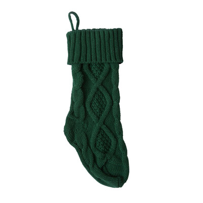 

Tailored Christmas Holiday Knitted Stocking Hanging Crochet Stock Tree Ornament Decor