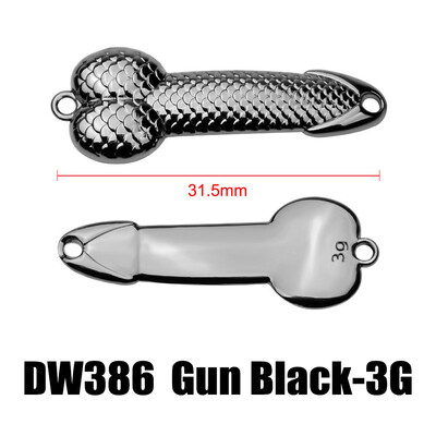 

Saidsome 3G Hard Metal Wobble Fish Lures Spoon Lure Feather Bait Hook Fishing Tackle fishing bait fishing lure