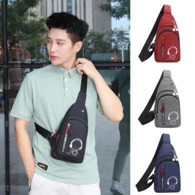 

Men Women Chest Bag Pack Travel Sport Shoulder Sling Backpack Cross Body Outdoor