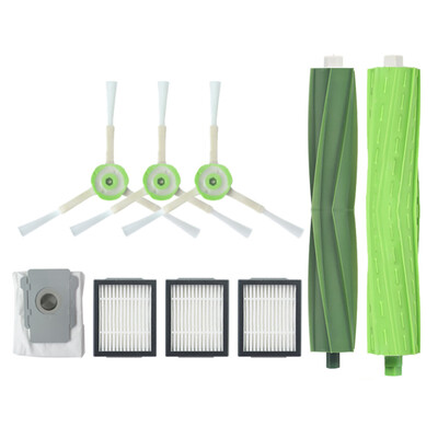 

〖Follure〗For IRobot Roomba i7 i7i7 Plus E5 E6 E7 Side Brush&Hepa Filters Bristle Brush