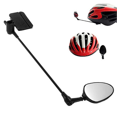 

Outdoor Sports ABS Plastic Bicycle Riding Universal Rotation Adjustment Helmet Rearview Mirror Bicycle Accessory Bike Parts