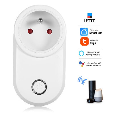 

Mini Smart Power Plug Smart Home Socket Voice Control Compatible with Amazon Echo & for Google Home IFTTT Tmall Elf Timing Functio