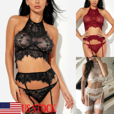 

Sexy G-string Women Lingerie Sleepwear Lace Dress Underwear Babydoll Nightwear