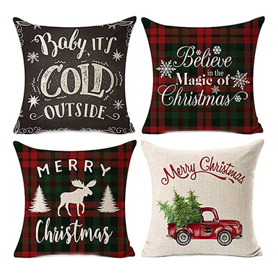 

Siaonvr 4Pcs Home Decor Cushion Cover Graffi Style Throw Pillowcase Pillow Covers