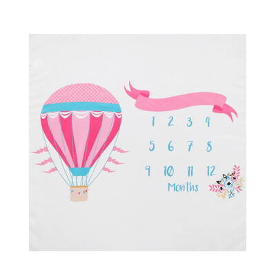

Cute Baby Photography Blanket Balloon Calendar Photo Props Backdrop Cloth