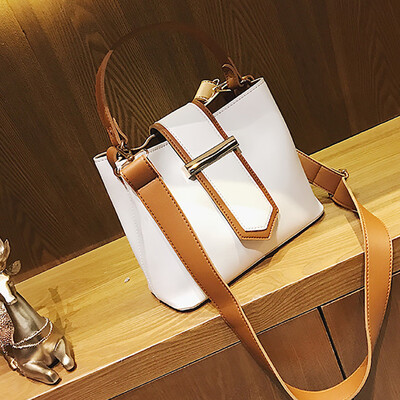 

Tailored Fashion Women Hasp Purse Shoulder Bag Patchwork Handbag Phone Bag Bucket Bag