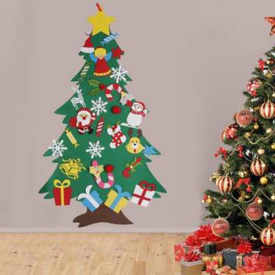 

DIY Environmentally Friendly Felt Childrens Stereo Christmas Tree Festival Supplies New Year Holiday Educational Gifts