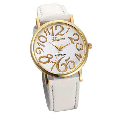

Womens Watches Fashion Geneva Brand Roman Numeral Featured Watch Romain Horloge Cadeau Montre Femme Acier Inoxydable