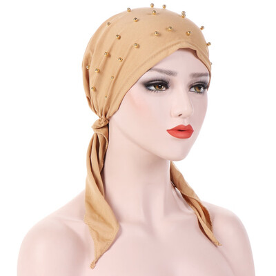 

Women Turban Hijab Pirate Cap Cancer Chemo Hat For Hair Loss Head Scarf