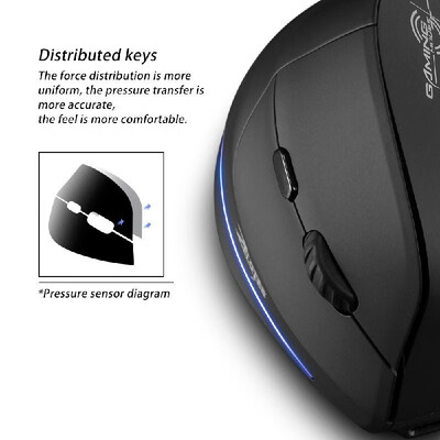 

F-35 Mouse Wireless Vertical Mouse Ergonomic Rechargeable 2400 DPI Optional Portable Gaming Mouse for Mac Laptop PC Computer