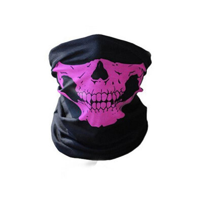 

Unseamed Multifunctional Headband Skull Bandana Helmet Neck Face Mask Thermal Scarf Halloween Props