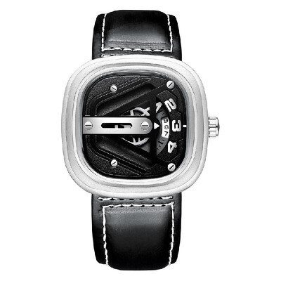 

TEVISE T843B Men Automatic Mechanical Watch Calendar Display Fashion Casual Timer Leather Strap 3ATM Waterproof Male Wristwatch