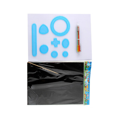 

Tailored Spirograph Deluxe Kit Design Gift Multicolored Gel Pens Set for Development