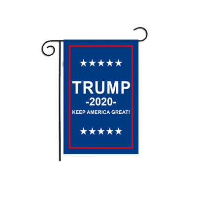 

2020 KEEP AMERICA GREATNO MORE BULLSHIT Double Sided Flag Garden Supporting Trump Outdoor Flag Decoration