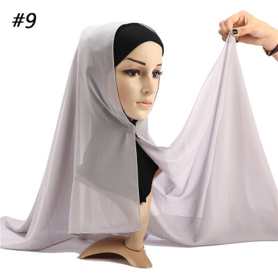 

Malaysias new convenient headband pearl chiffon with button long towel AliExpress explosion head hood