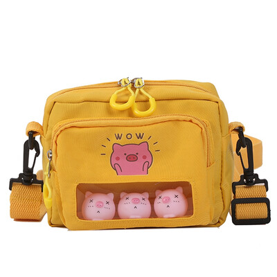 

Baggage ladiesbag fashion small slanting bag chicken bag piggy bag personality ugly sprouting cute ins nylon