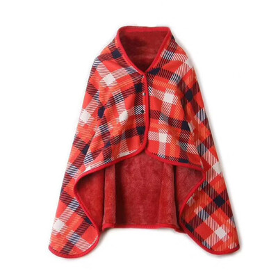 

Toponeto Lady Multifunction Doublelayer Tartan Plaid Blanket Scarf Wrap Shawl Winter Warm