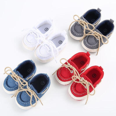 

Fashion Baby Newborn Girl Boy Denim Soft Sole Toddler Infant Shoes Prewalker Sneaker