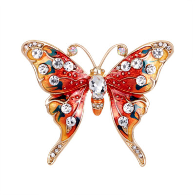 

Jewelry Corsage Colorful Brooch Original Buckle Scarf Magic Holder Butterfly Wedding