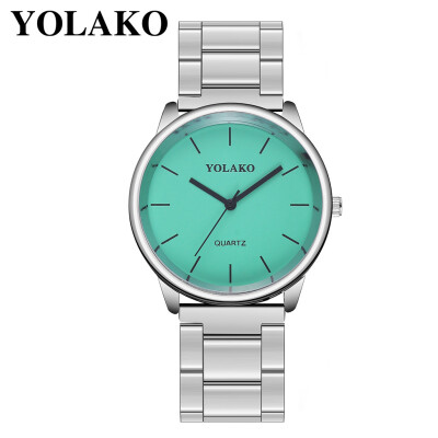 

RM YOLAKO Luxury Ladies Steel Strip Watch With Simple Mirror Quartz Watch