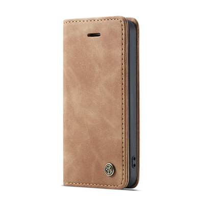 

CaseMe Retro Leather Case For iPhone XS MAX XR XS 6 7 8 Plus 5S se Hot 360 Luxury Magnetic Card Holder Wallet Cover Kickstand Case
