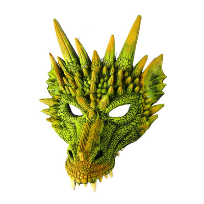 

3D Dragon Mask Half Face Mask Teens Halloween Costume Party Cosplay Decor