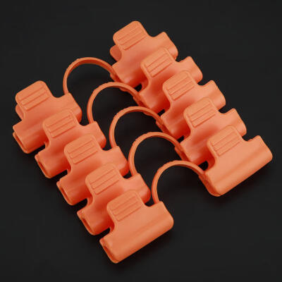 

Greensen 10Pcs Plastic Film Buckle Clips Arched Elbow Pipes Fittings Gardening Small Tools