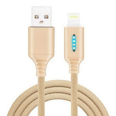 

Universal Durable 1m 24A Auto Power-Off USB To Lightning Charging Cable For Apple IPhones