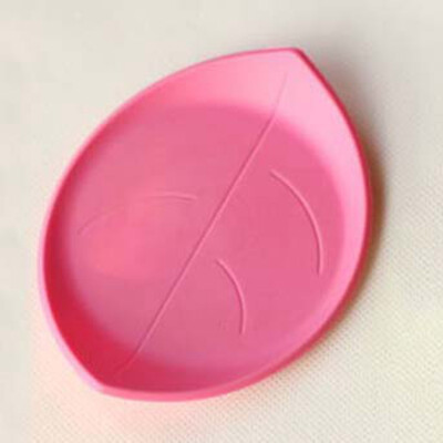 

Grateful 2Pcs\Pack Non-Slip Leaf Shape Silicone Coaster Creative Teacup Cushion Cup Mat