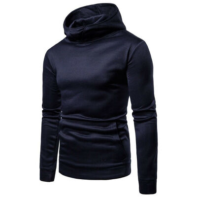 

Hoodie Men Long Sleeve Hooded Sweatshirt Slim Overcoat Jumper Pullover Fashion