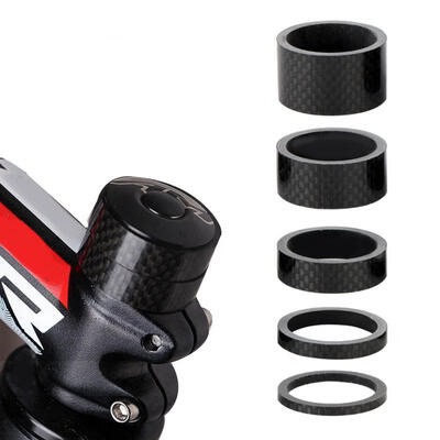 

Greensen Full Set Carbon Fiber Bicycle Mountain Bike Headset Fork Washer Spacer Stem Kits 35101520mm