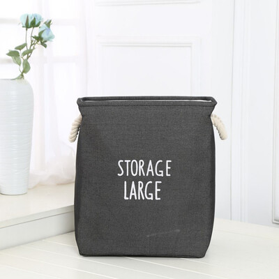 

Toponeto Thick Double-Layer Storage Basket Foldable Debris Storage Box Laundry Bucket