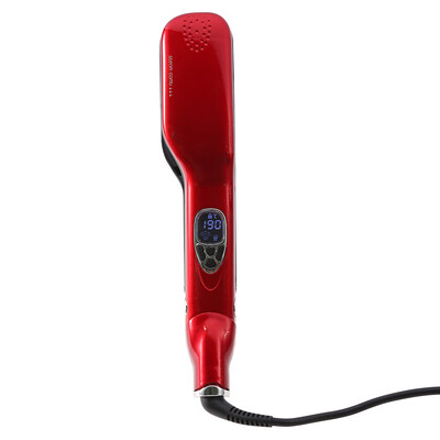 

Greensen Hair Styling ToolLED Temperature Display Tourmaline Ceramic Hair Straightener Steam Comb Hair Styling Tool
