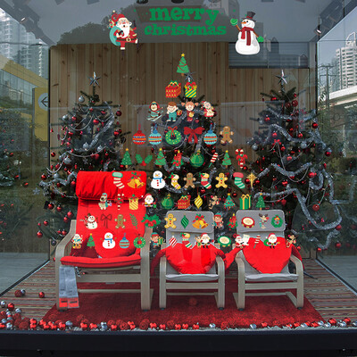 

〖Follure〗Creative Merry Christmas Art Wall Sticker Window Wall Sticker Home Decor