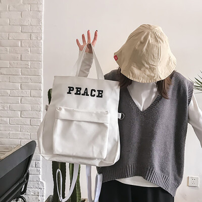 

Tailored Women Literary Simple Messenger Bag Canvas Bag Shoulder Bag