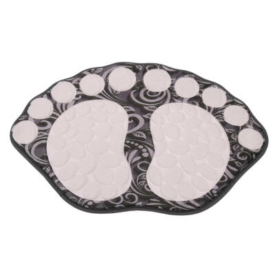 

3D Print Floor Mat Emboss Pebble Feet Anti-Skid Bedroom Kitchen Bath Carpet